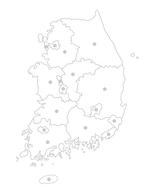 지도를 클릭하시면 해당지역의 대리점을 보실 수 있습니다.